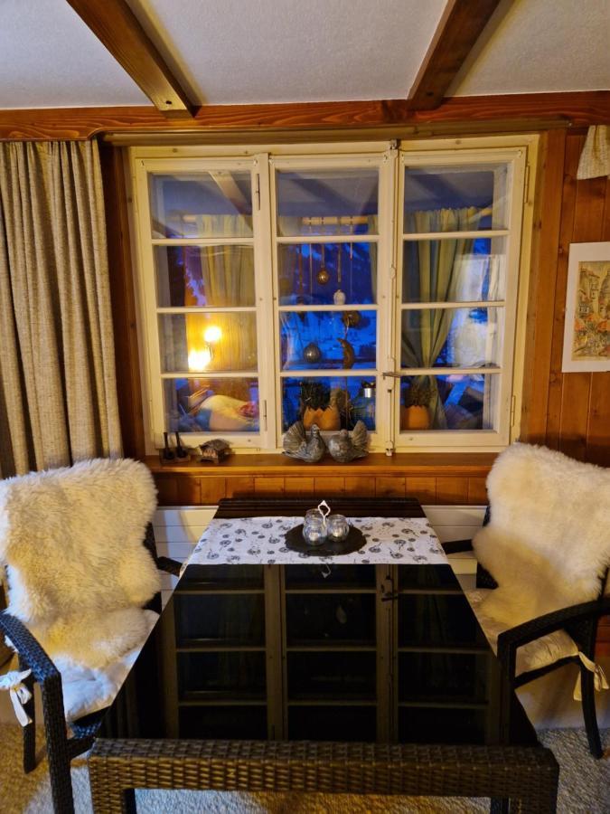 Chalet Gotthelf Gartenstudio, Ferien Mit Hund Adelboden Exteriör bild